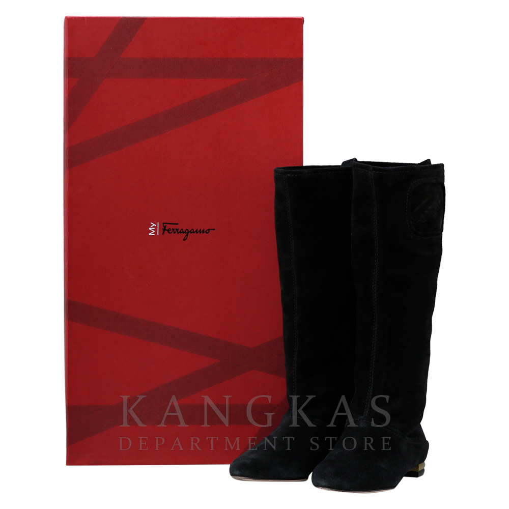 FERRAGAMO(USED)페레가모 스웨이드 부츠