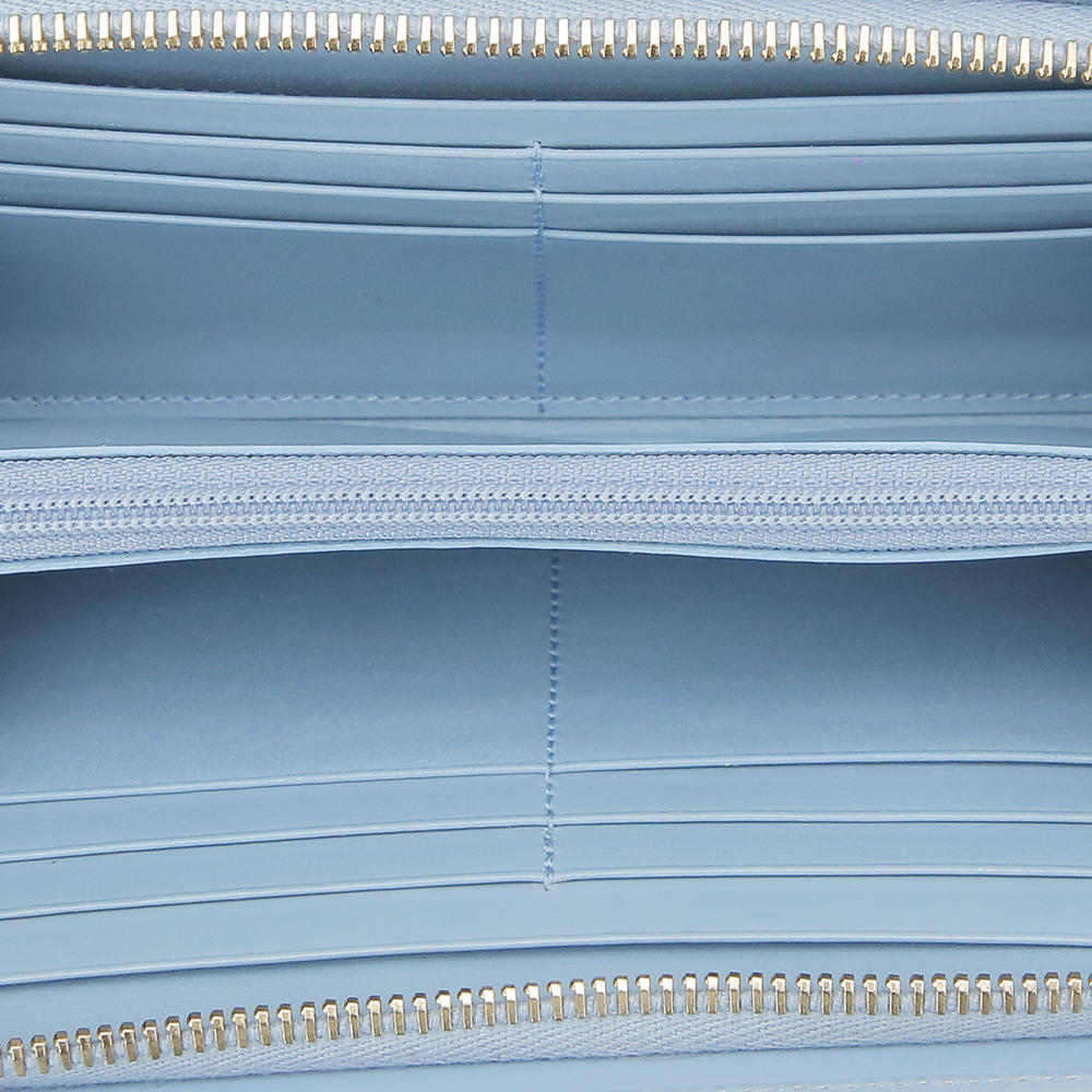 Yves Saint Laurent(USED)생로랑 금장 로고 지퍼 장지갑