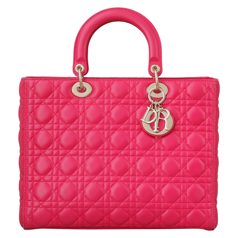 CHRISTIAN DIOR(USED) 크리스찬디올 레이디디올 핑크 라지