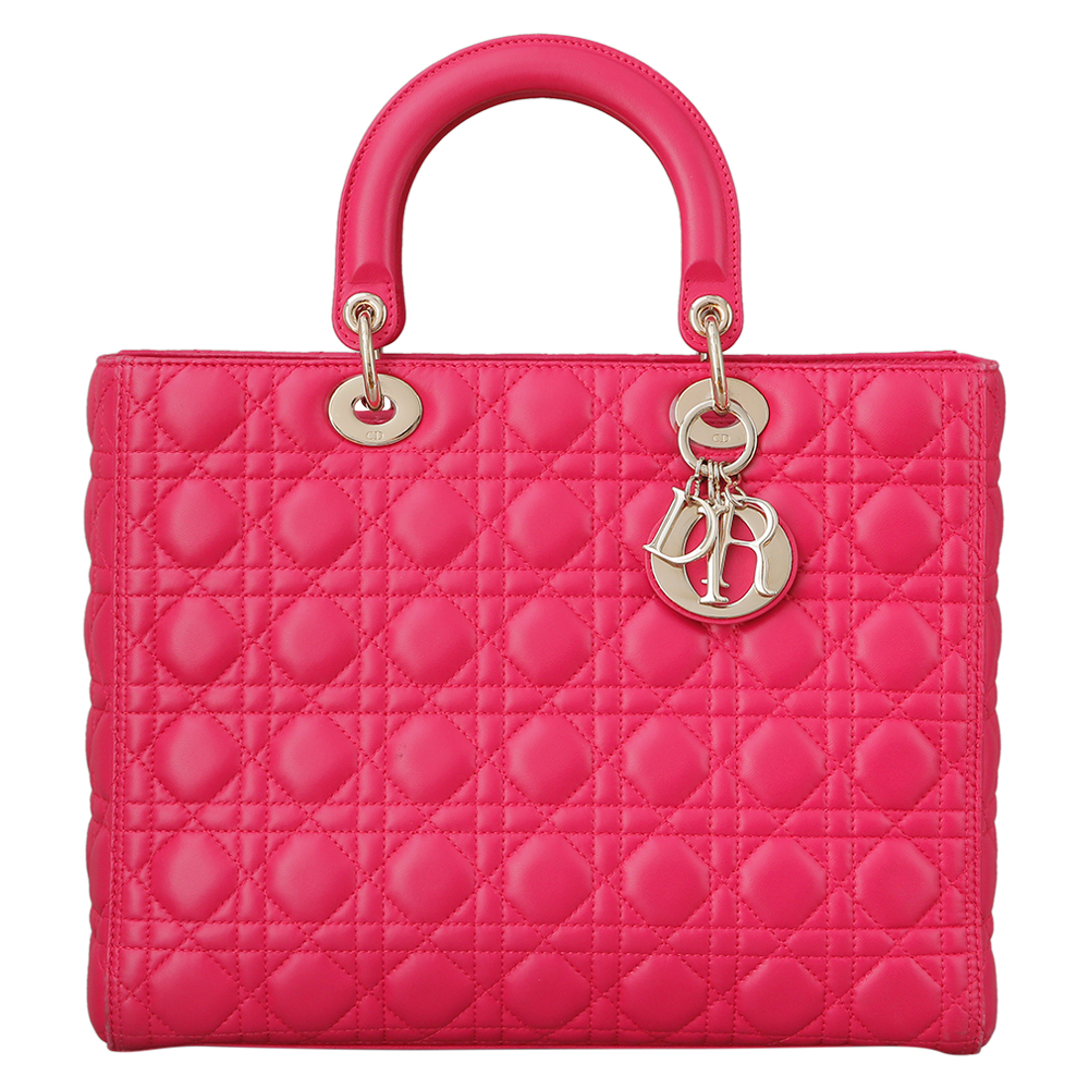 CHRISTIAN DIOR(USED) 크리스찬디올 레이디디올 핑크 라지