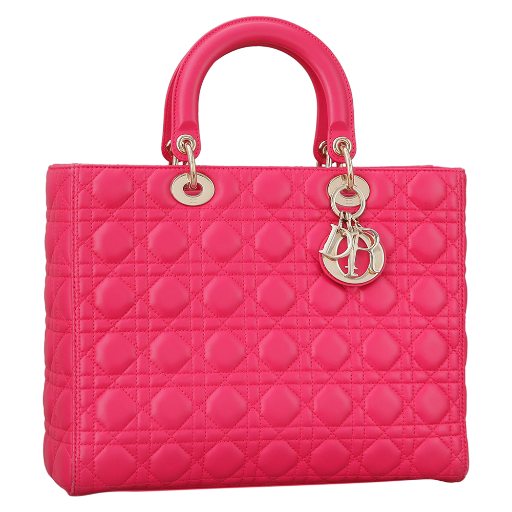 CHRISTIAN DIOR(USED) 크리스찬디올 레이디디올 핑크 라지