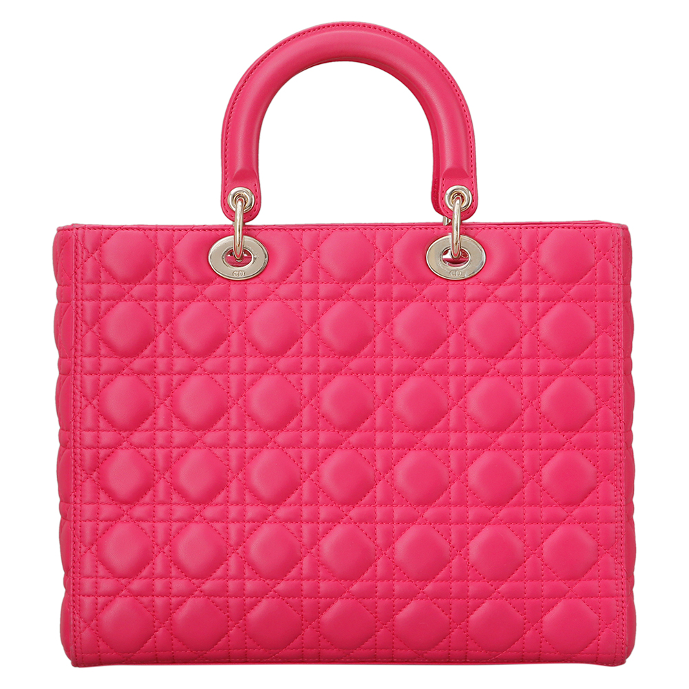 CHRISTIAN DIOR(USED) 크리스찬디올 레이디디올 핑크 라지