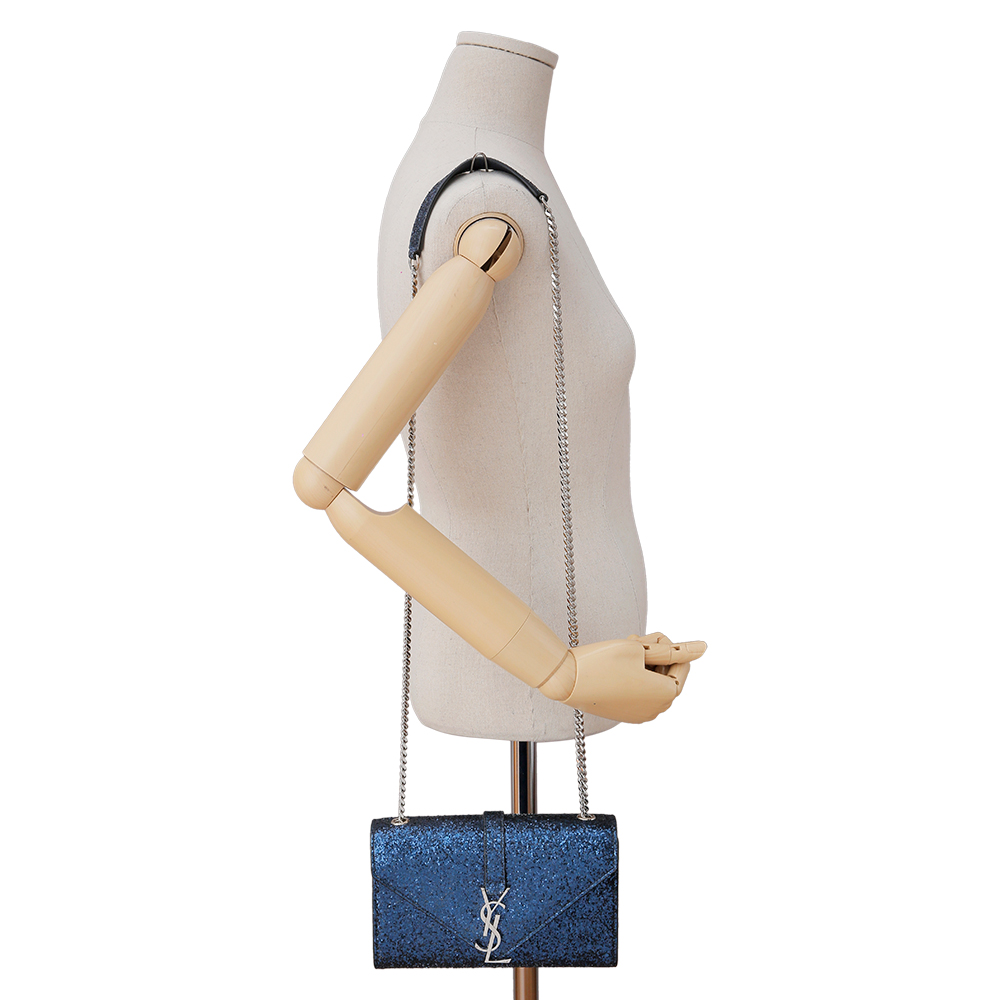 Yves Saint Laurent(USED)생로랑 모노그램 글리터 체인 숄더백