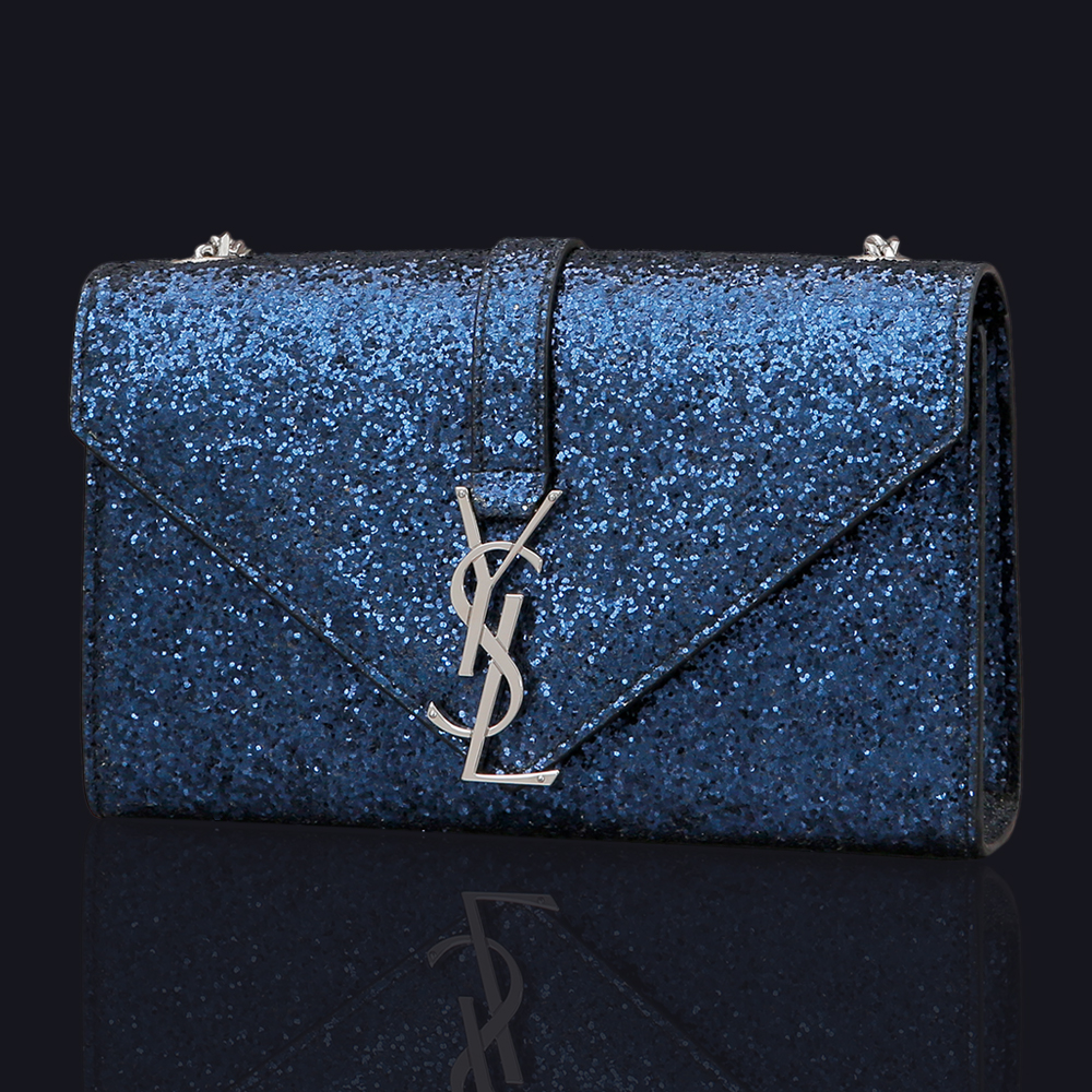 Yves Saint Laurent(USED)생로랑 모노그램 글리터 체인 숄더백
