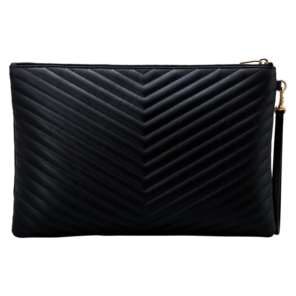 Yves Saint Laurent(USED)생로랑 모노그램 쉐브론 클러치