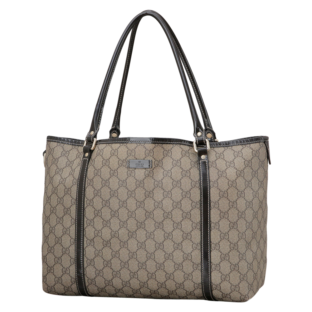 GUCCI(USED)구찌 GG로고 PVC 쇼퍼백