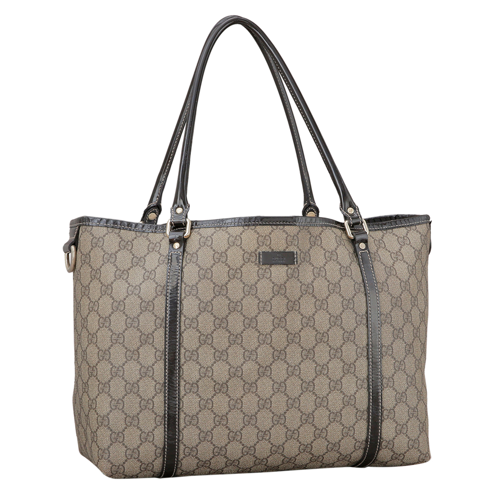 GUCCI(USED)구찌 GG로고 PVC 쇼퍼백