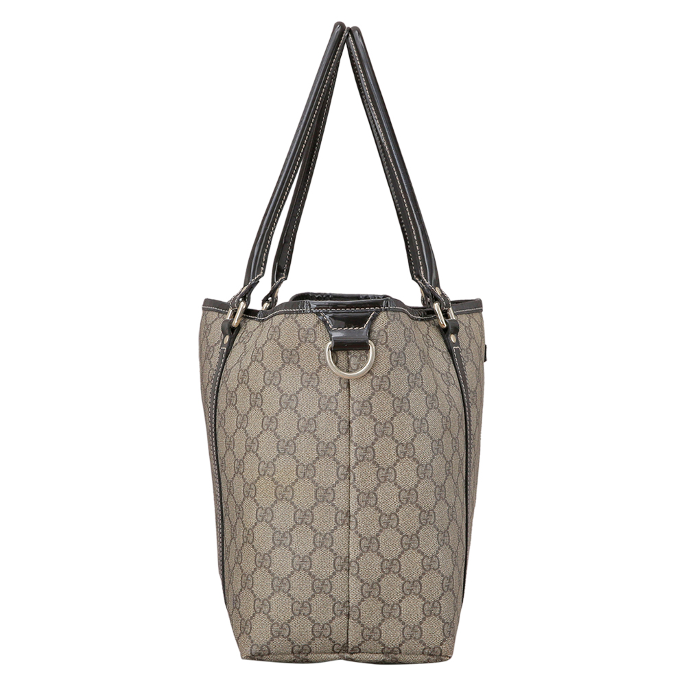 GUCCI(USED)구찌 GG로고 PVC 쇼퍼백