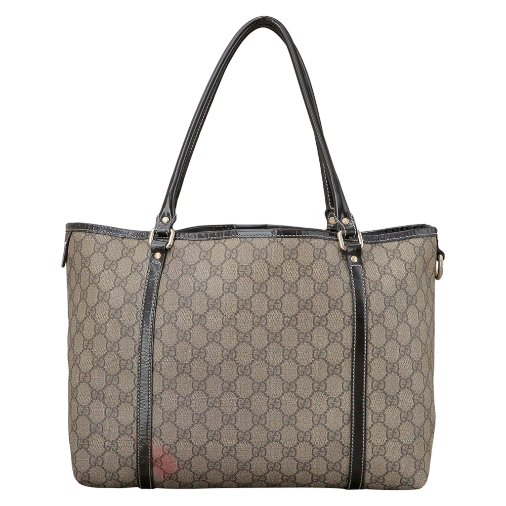 GUCCI(USED)구찌 GG로고 PVC 쇼퍼백