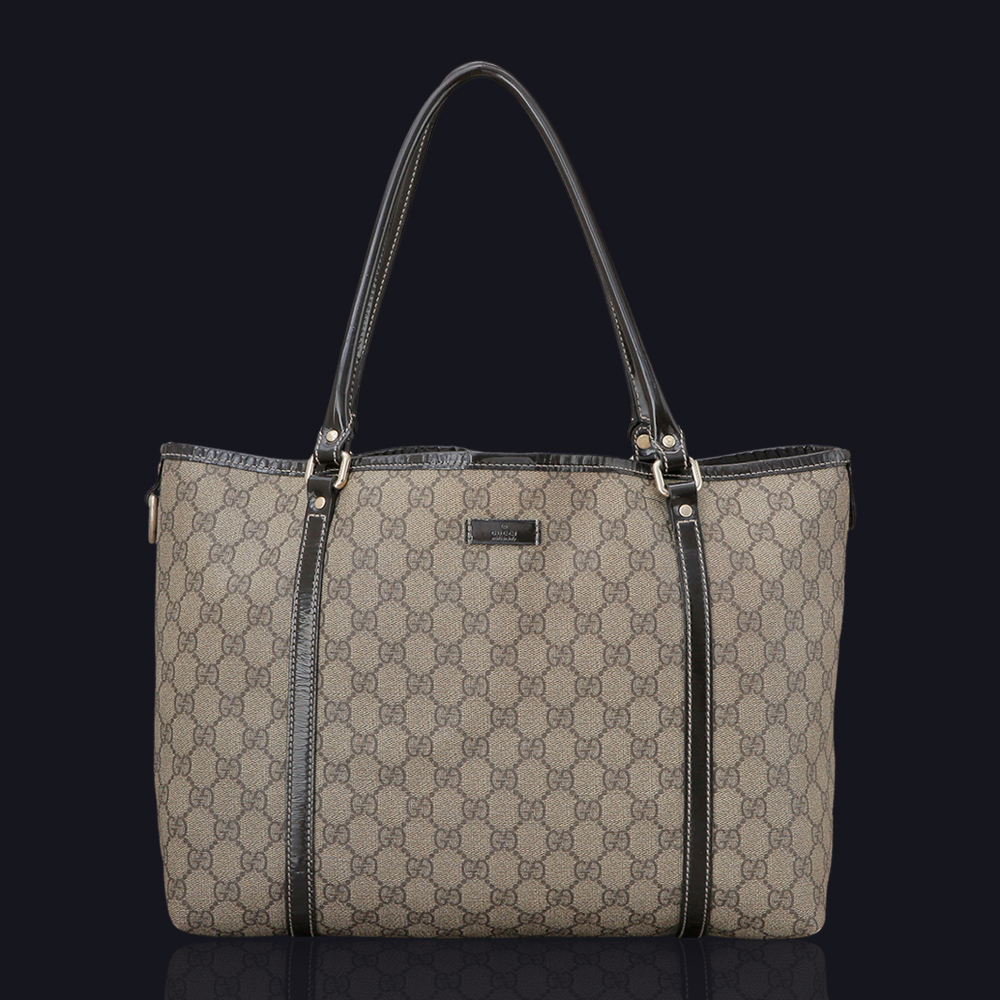 GUCCI(USED)구찌 GG로고 PVC 쇼퍼백
