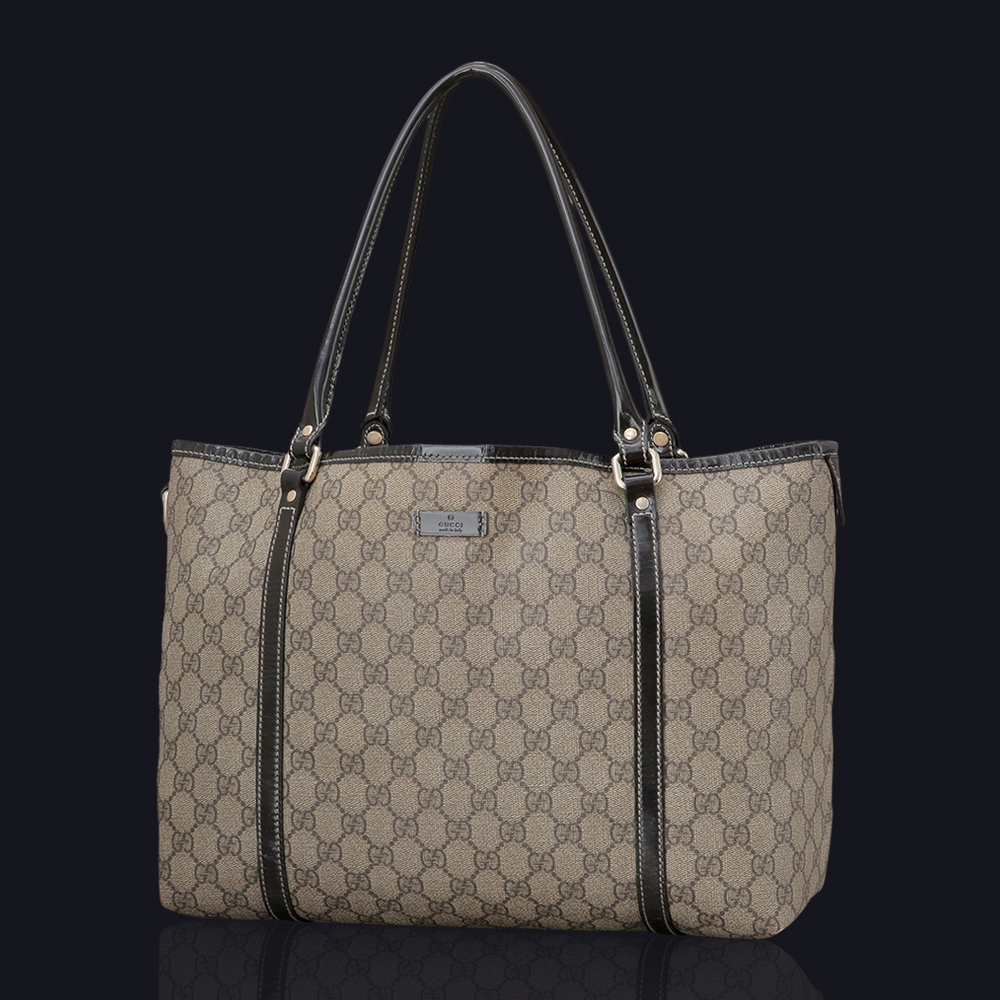 GUCCI(USED)구찌 GG로고 PVC 쇼퍼백