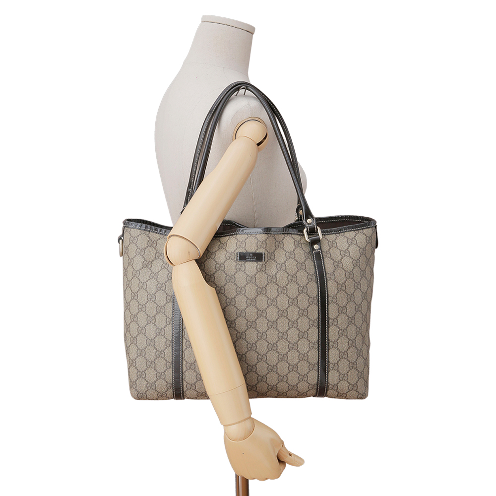 GUCCI(USED)구찌 GG로고 PVC 쇼퍼백