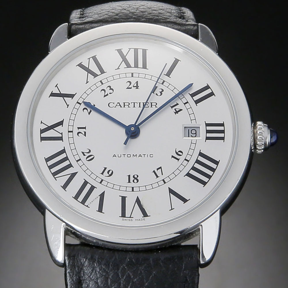 CARTIER(USED)까르띠에 롱드솔로 스틸 오토 XL