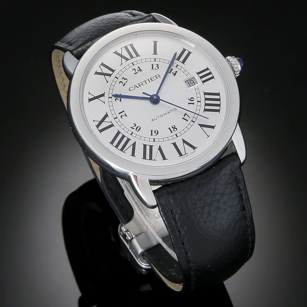 CARTIER(USED)까르띠에 롱드솔로 스틸 오토 XL