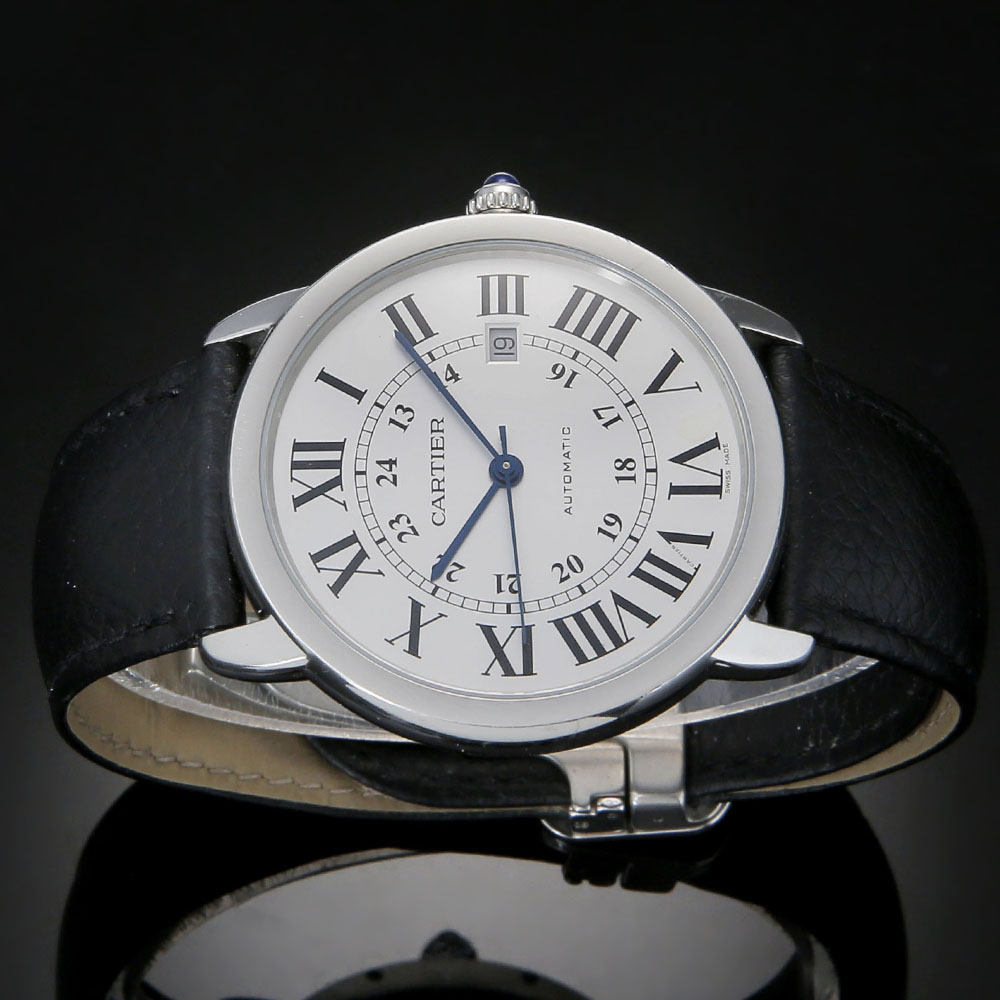 CARTIER(USED)까르띠에 롱드솔로 스틸 오토 XL