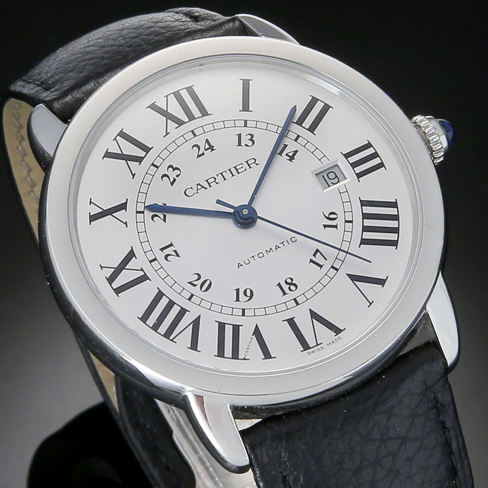CARTIER(USED)까르띠에 롱드솔로 스틸 오토 XL