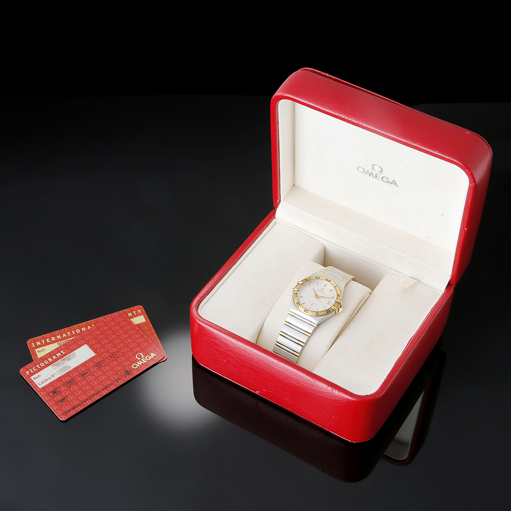 OMEGA(USED)오메가 컨스틸레이션 콤비 하프바