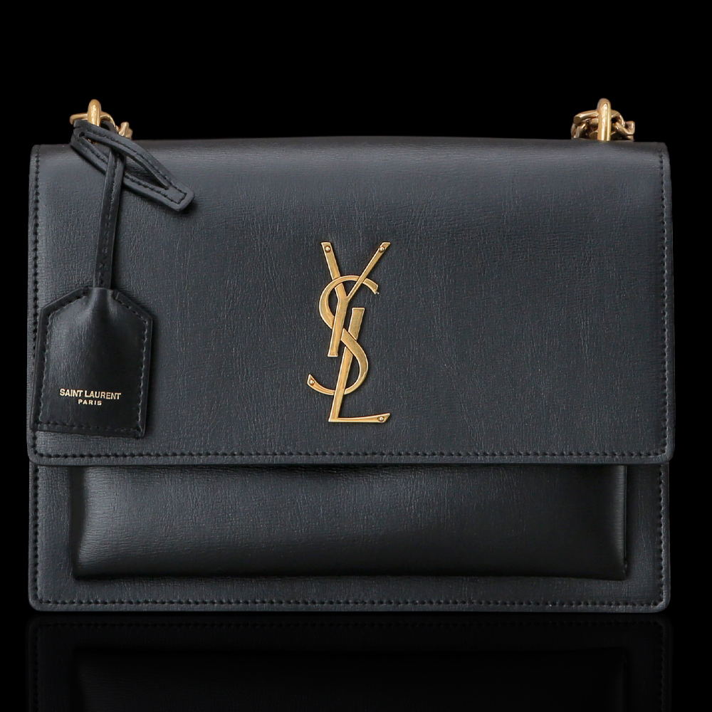 Yves Saint Laurent(USED)생로랑 선셋 블랙 미듐