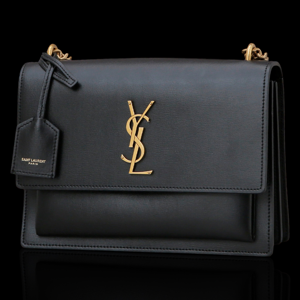 Yves Saint Laurent(USED)생로랑 선셋 블랙 미듐