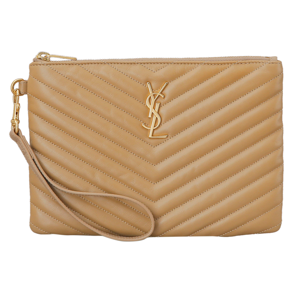Yves Saint Laurent(USED)생로랑 모노그램 쉐브론 클러치 미듐