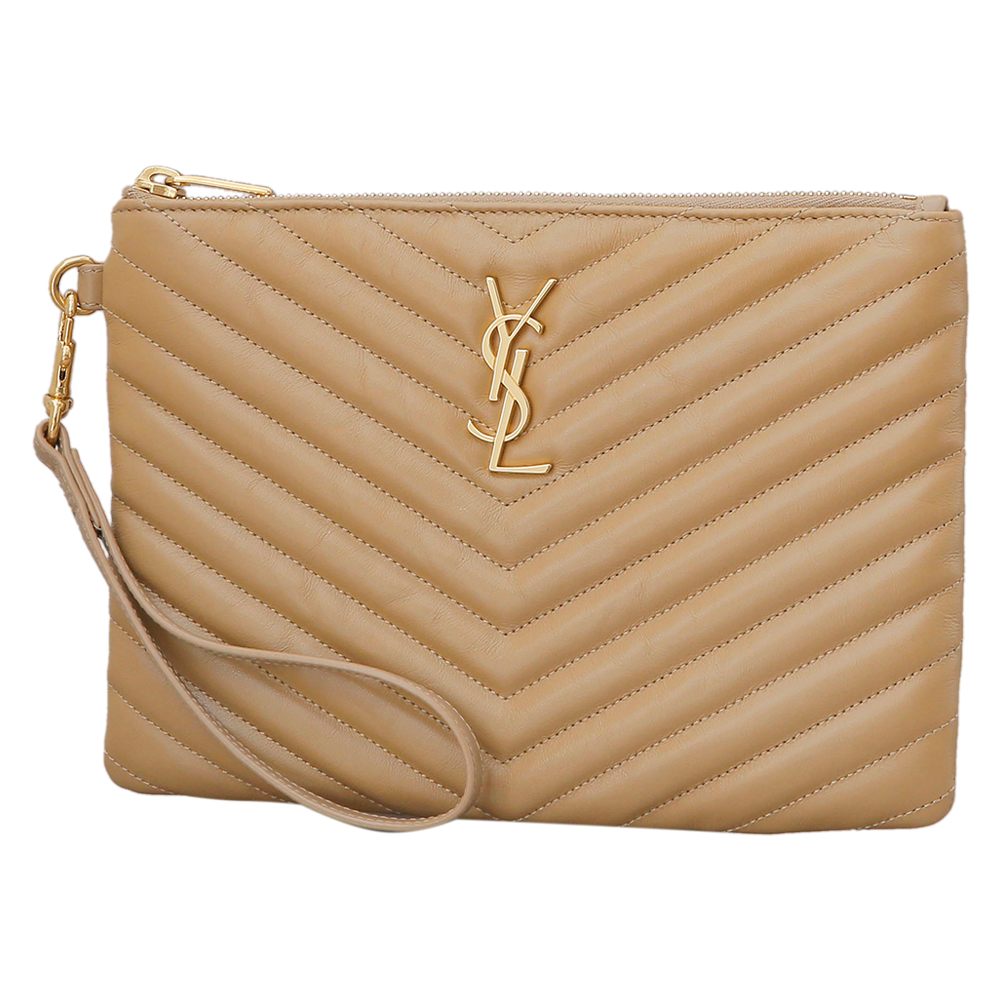 Yves Saint Laurent(USED)생로랑 모노그램 쉐브론 클러치 미듐
