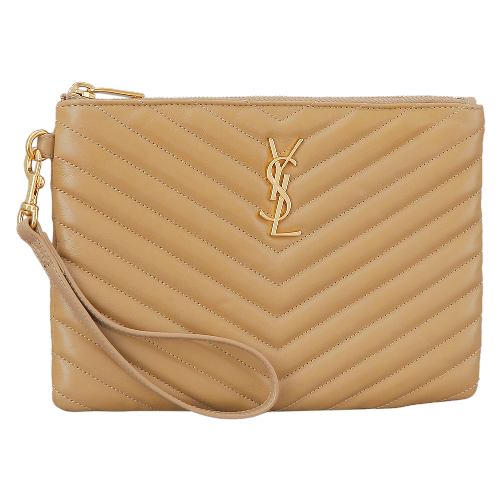 Yves Saint Laurent(USED)생로랑 모노그램 쉐브론 클러치 미듐