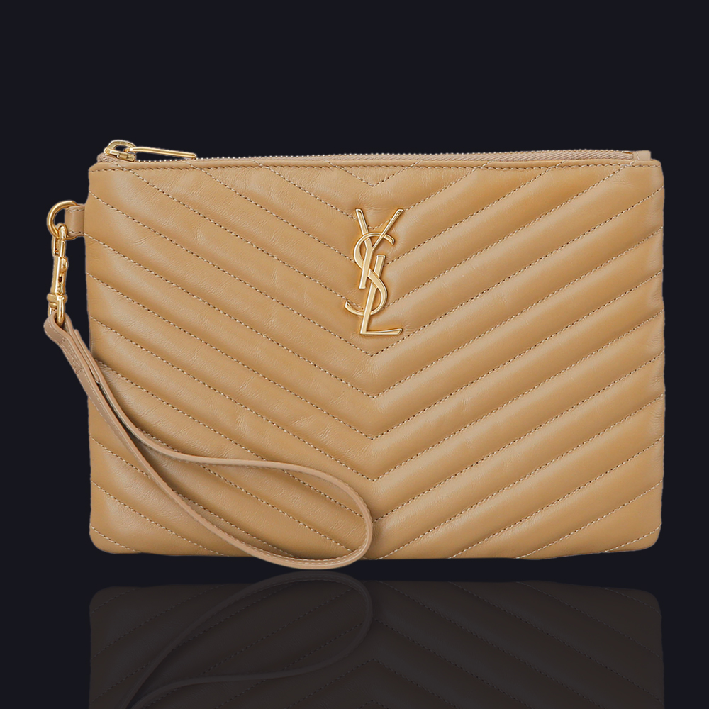 Yves Saint Laurent(USED)생로랑 모노그램 쉐브론 클러치 미듐