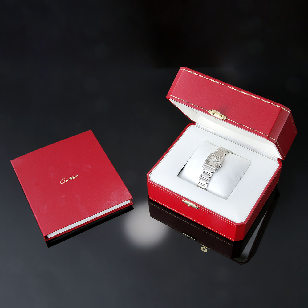 CARTIER(USED)까르띠에 탱크 프랑세스 스틸 스몰