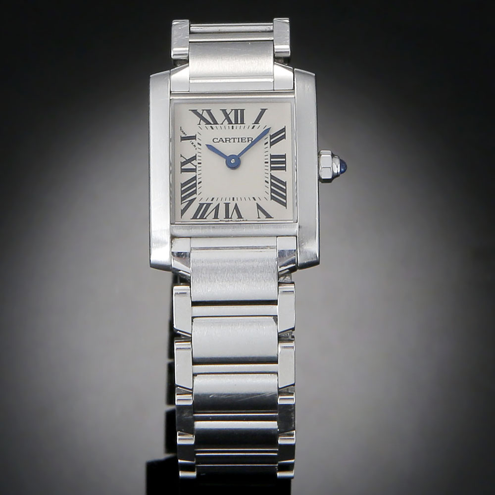 CARTIER(USED)까르띠에 탱크 프랑세스 스틸 스몰