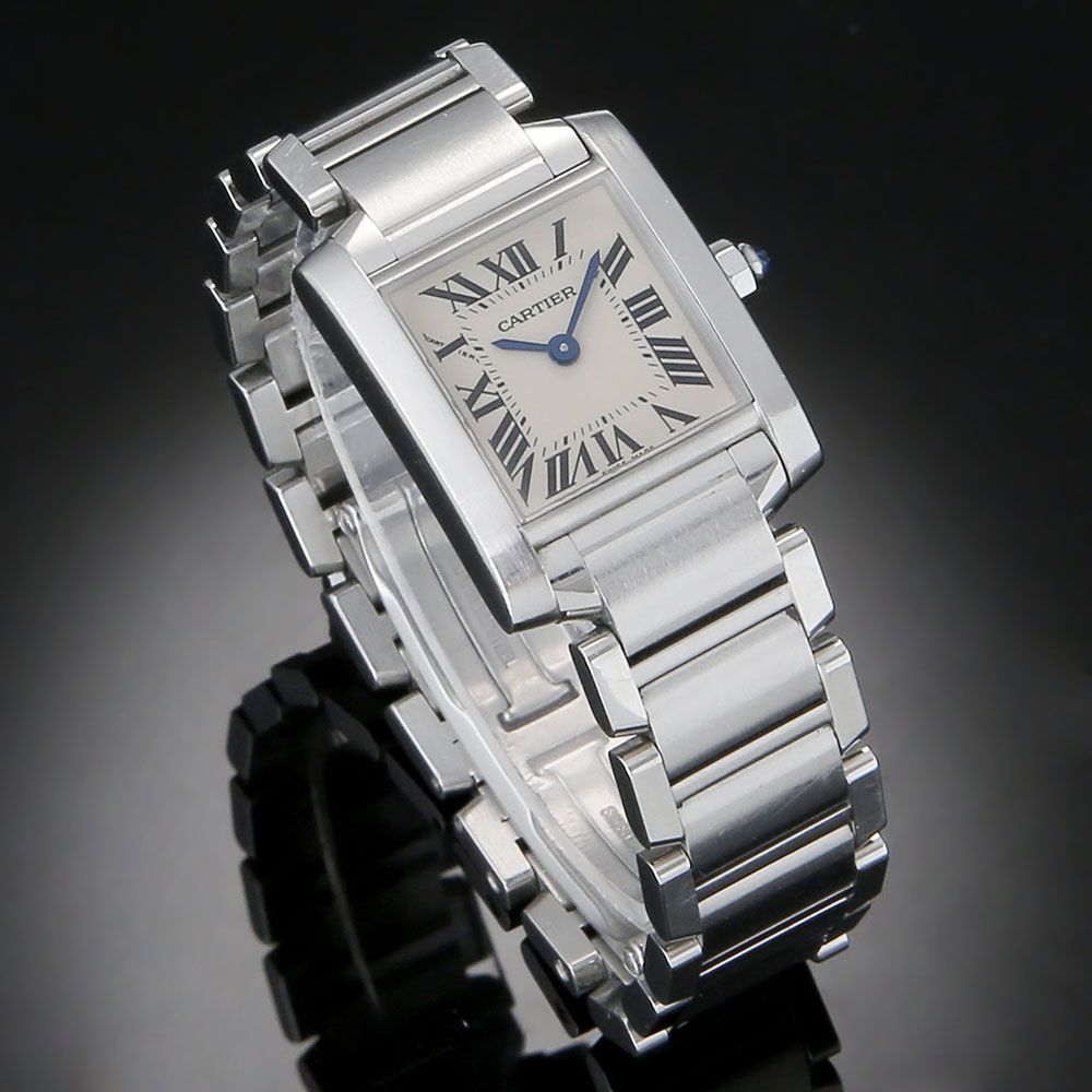 CARTIER(USED)까르띠에 탱크 프랑세스 스틸 스몰