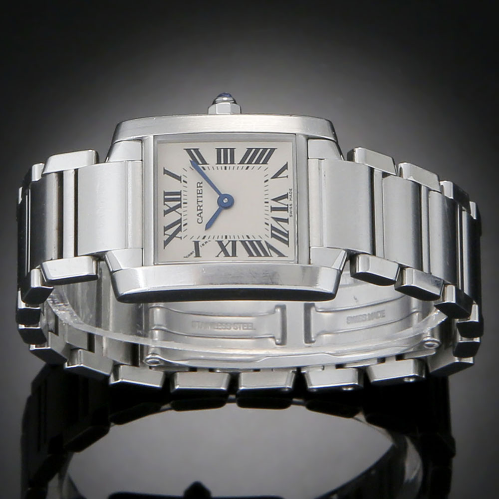 CARTIER(USED)까르띠에 탱크 프랑세스 스틸 스몰