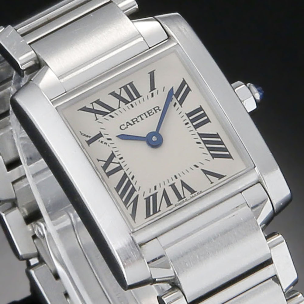 CARTIER(USED)까르띠에 탱크 프랑세스 스틸 스몰
