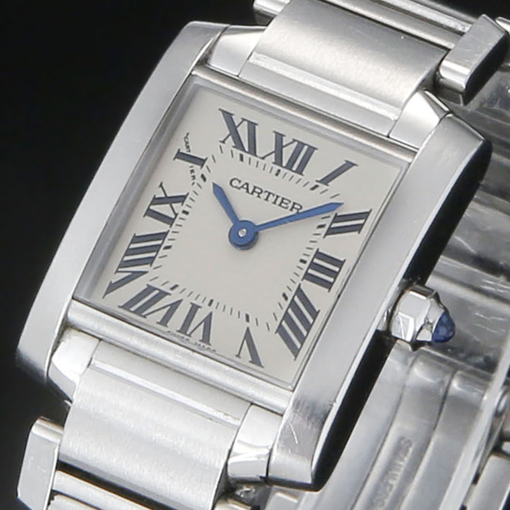 CARTIER(USED)까르띠에 탱크 프랑세스 스틸 스몰