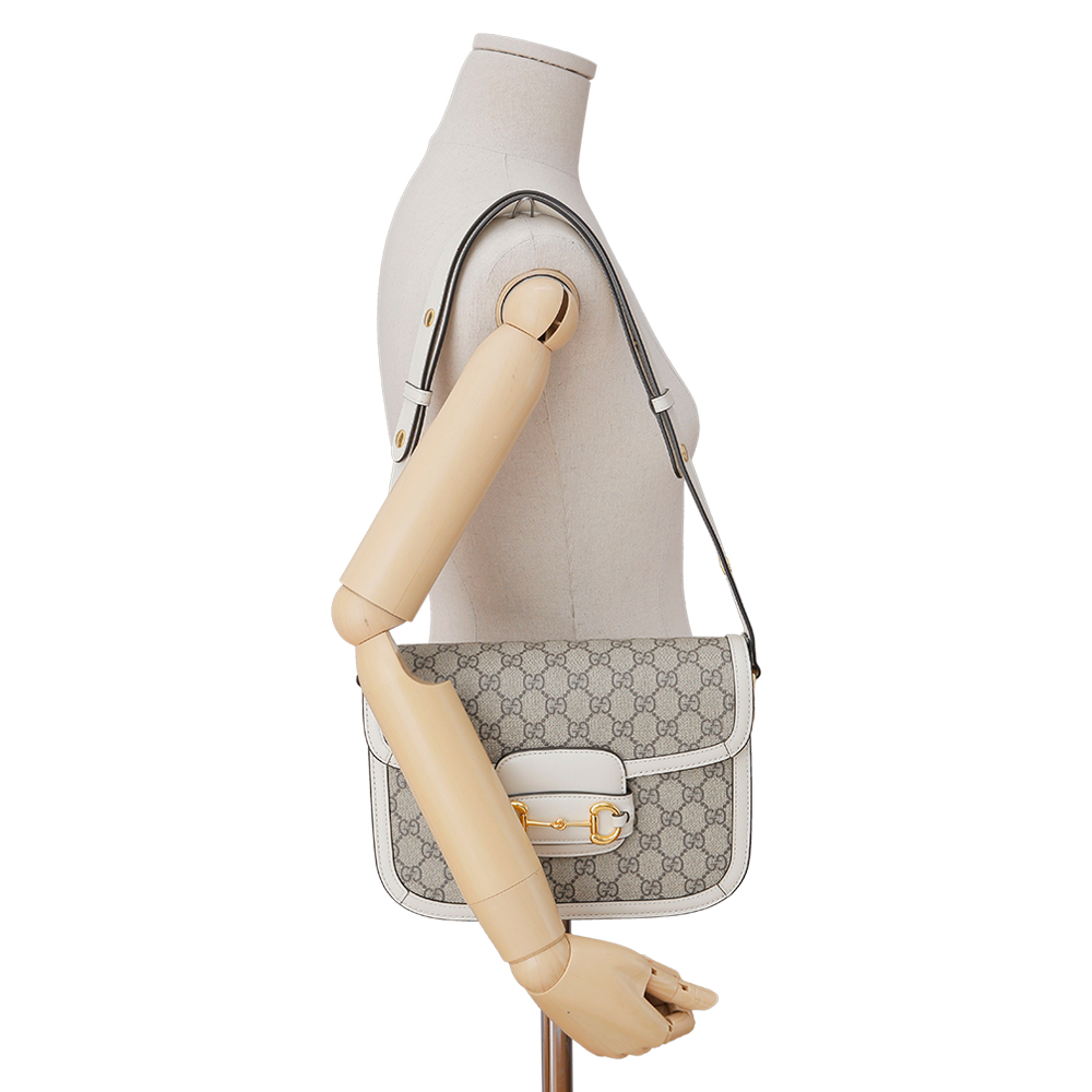 GUCCI(USED)구찌 GG로고 수프림 홀스빗 숄더백