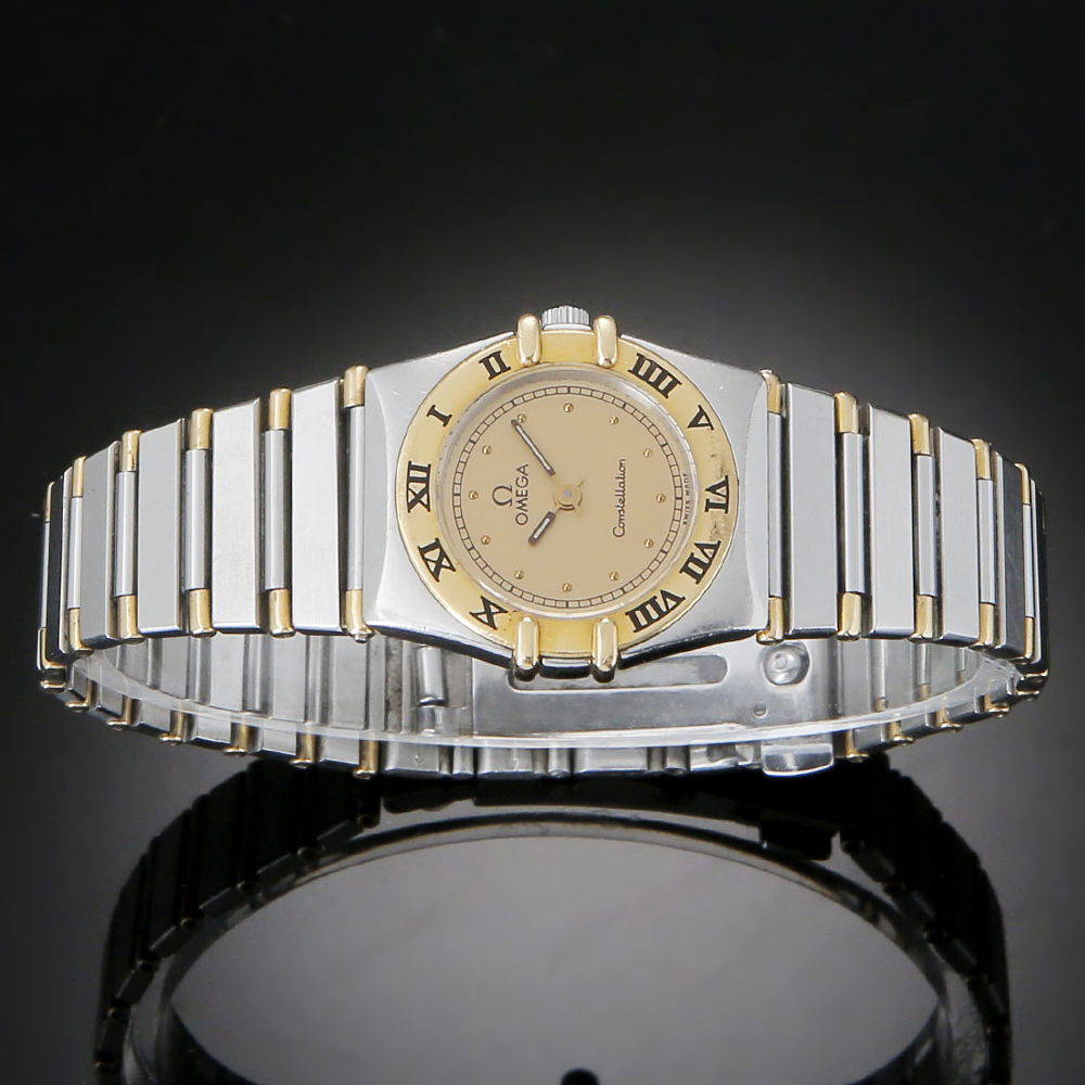 OMEGA(USED)오메가 컨스틸레이션 콤비 하프바