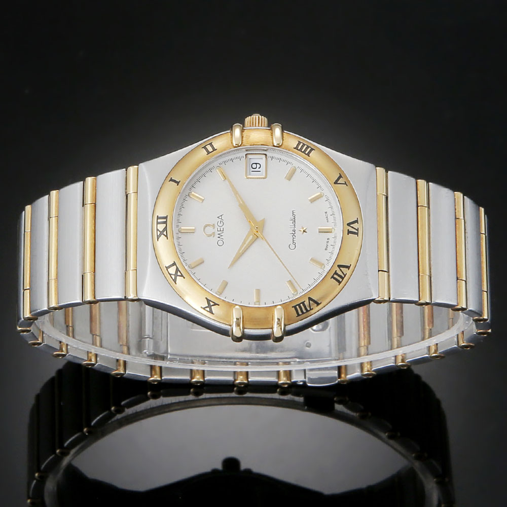 OMEGA(USED)오메가 컨스틸레이션 콤비 풀바