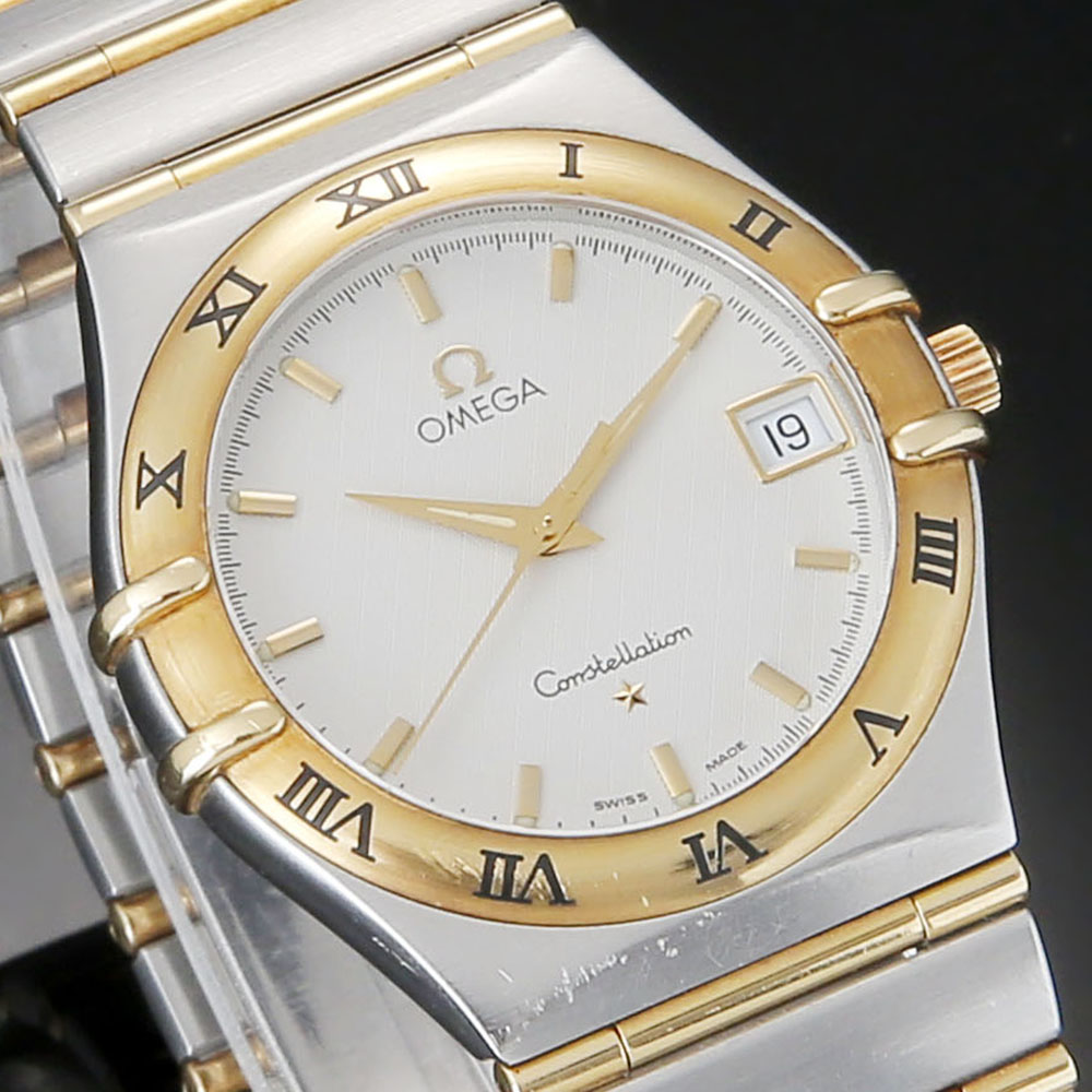 OMEGA(USED)오메가 컨스틸레이션 콤비 풀바