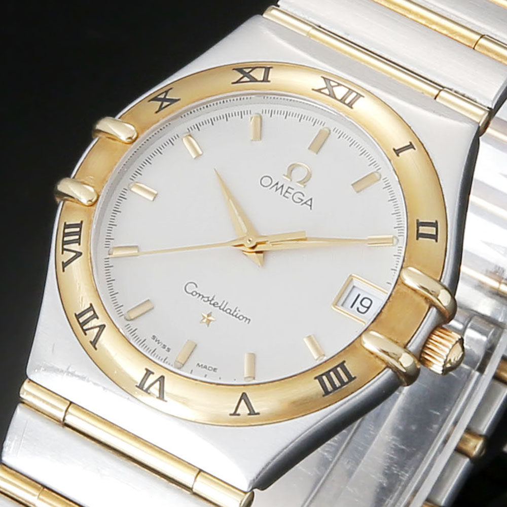 OMEGA(USED)오메가 컨스틸레이션 콤비 풀바