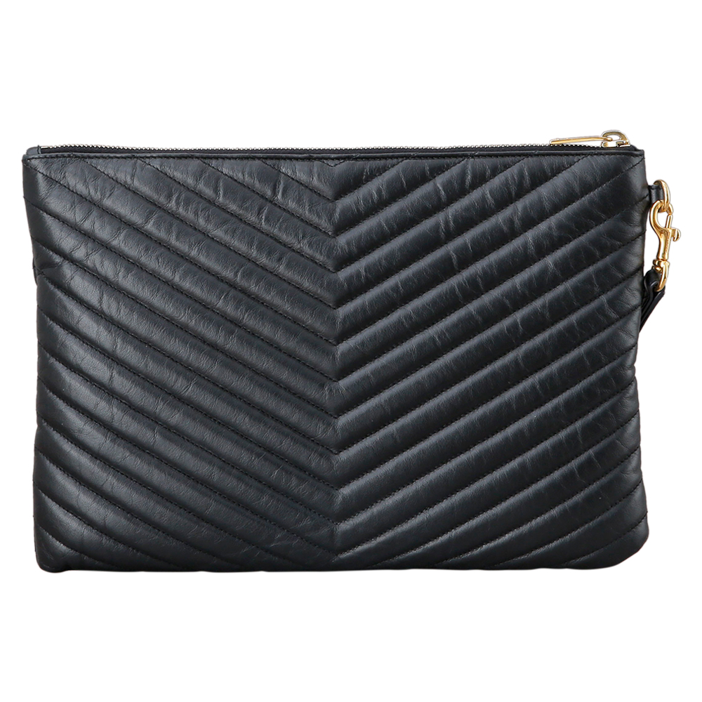 Yves Saint Laurent(USED)생로랑 모노그램 쉐브론 클러치
