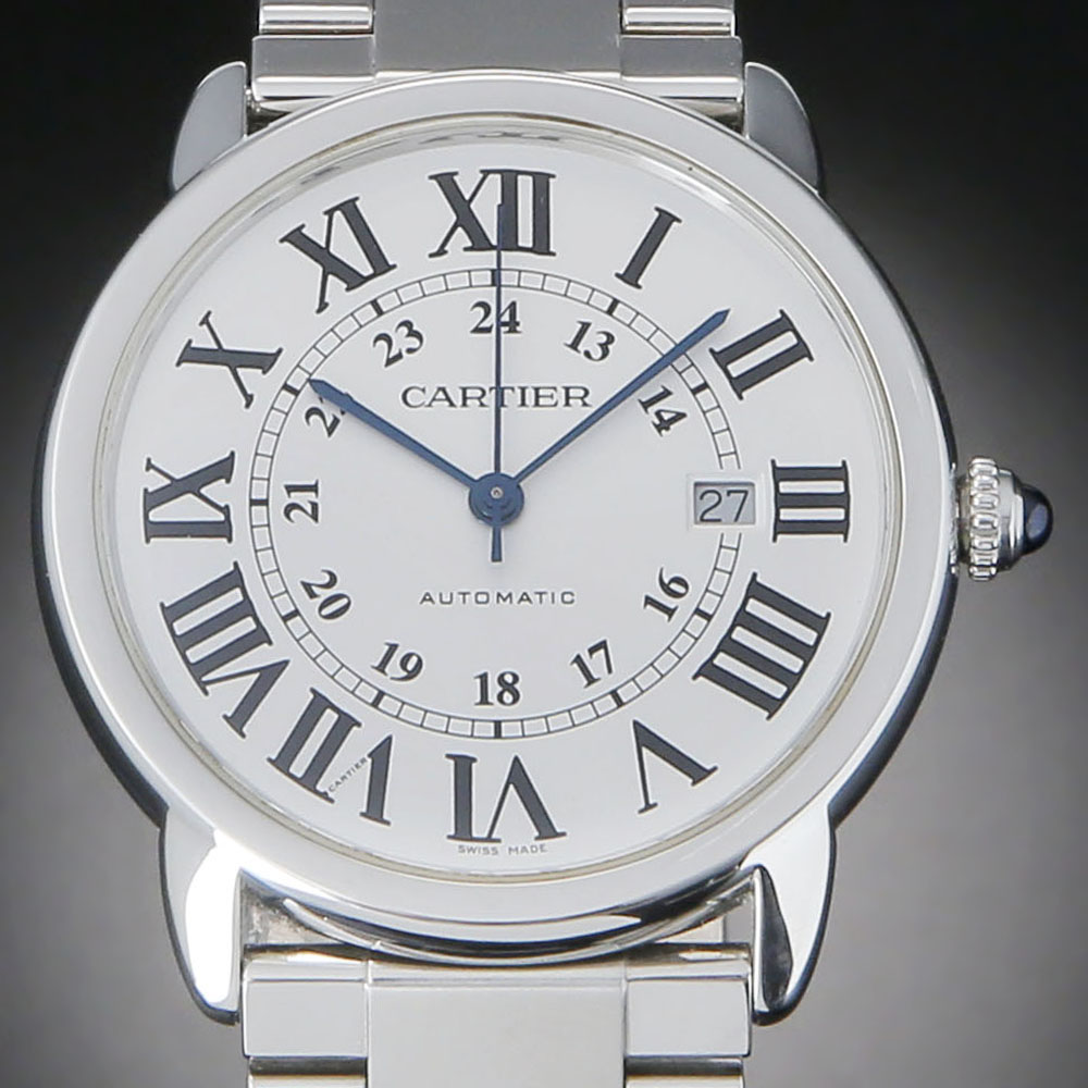 CARTIER(USED)까르띠에 롱드솔로 스틸 오토 XL