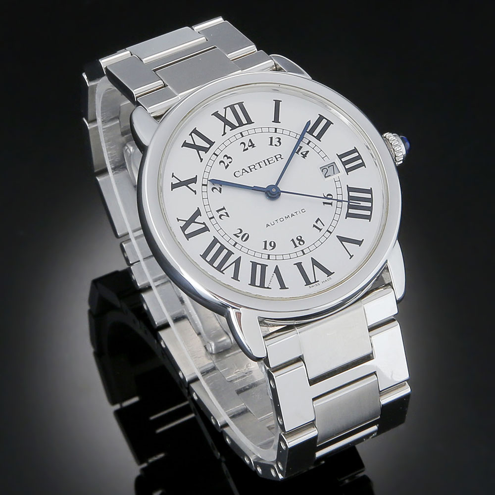 CARTIER(USED)까르띠에 롱드솔로 스틸 오토 XL