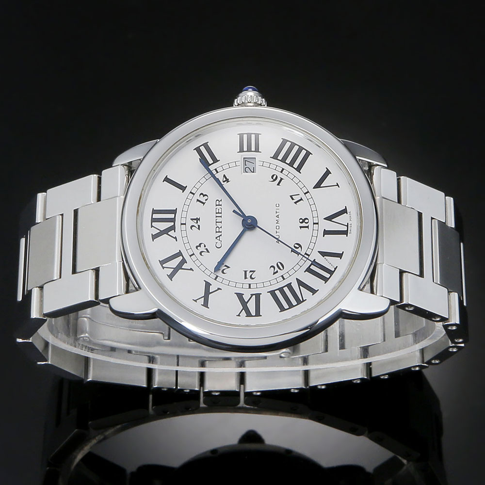 CARTIER(USED)까르띠에 롱드솔로 스틸 오토 XL