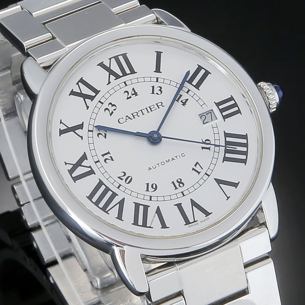 CARTIER(USED)까르띠에 롱드솔로 스틸 오토 XL