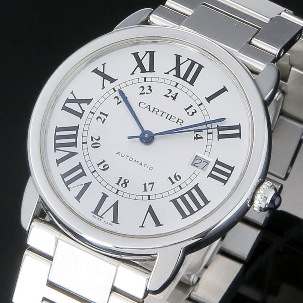 CARTIER(USED)까르띠에 롱드솔로 스틸 오토 XL