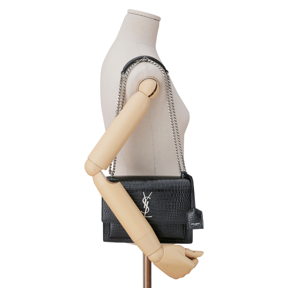 Yves Saint Laurent(USED)생로랑 선셋 블랙 미듐