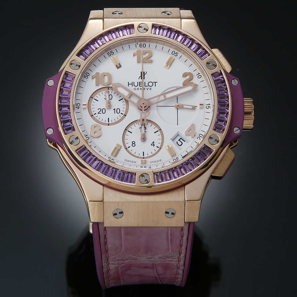 HUBLOT(USED)위블로 또띠 프리티 로즈골드 사파이어베젤