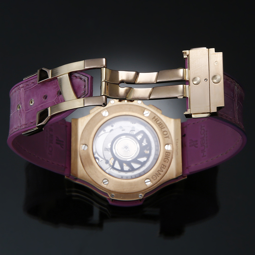 HUBLOT(USED)위블로 또띠 프리티 로즈골드 사파이어베젤