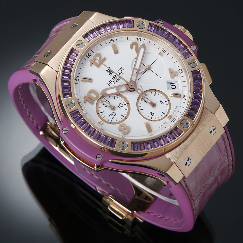 HUBLOT(USED)위블로 또띠 프리티 로즈골드 사파이어베젤
