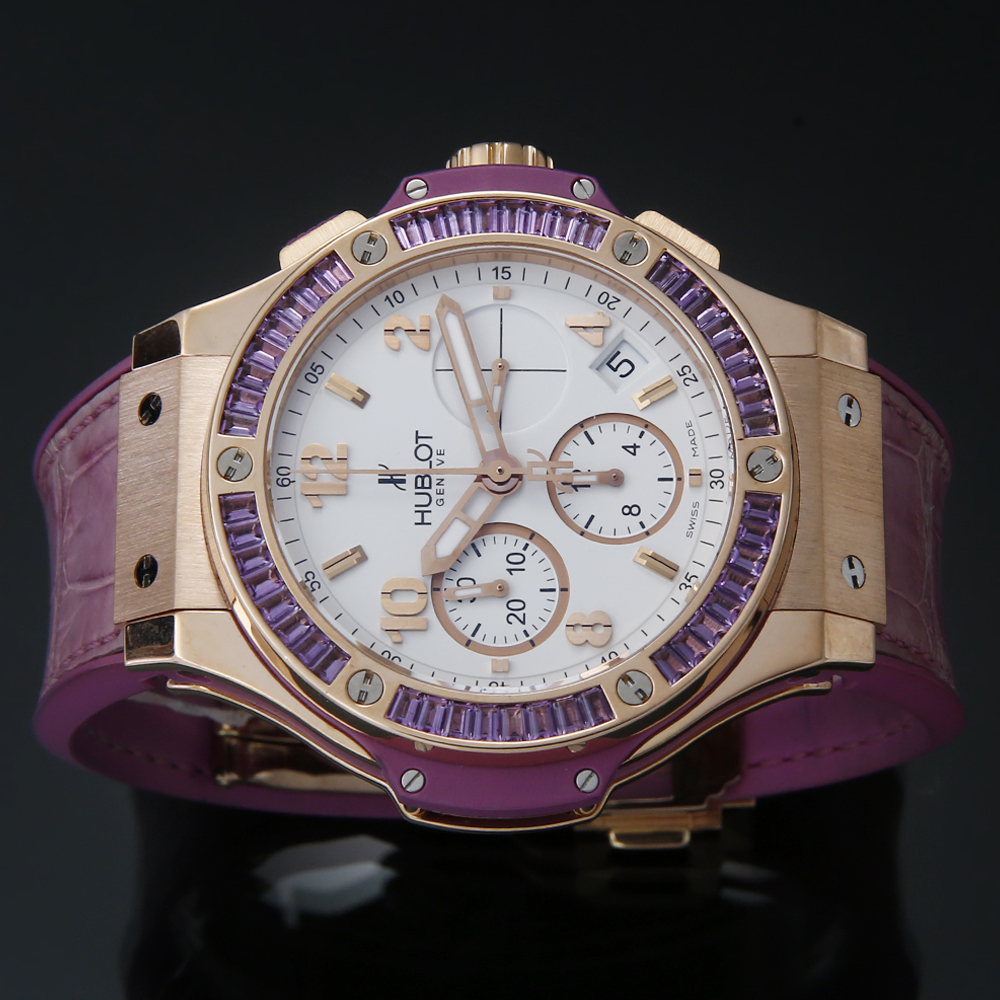 HUBLOT(USED)위블로 또띠 프리티 로즈골드 사파이어베젤