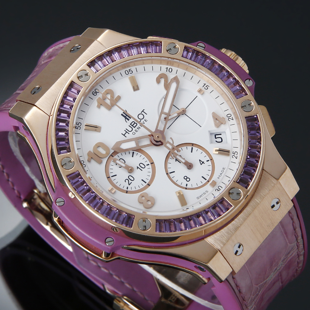 HUBLOT(USED)위블로 또띠 프리티 로즈골드 사파이어베젤